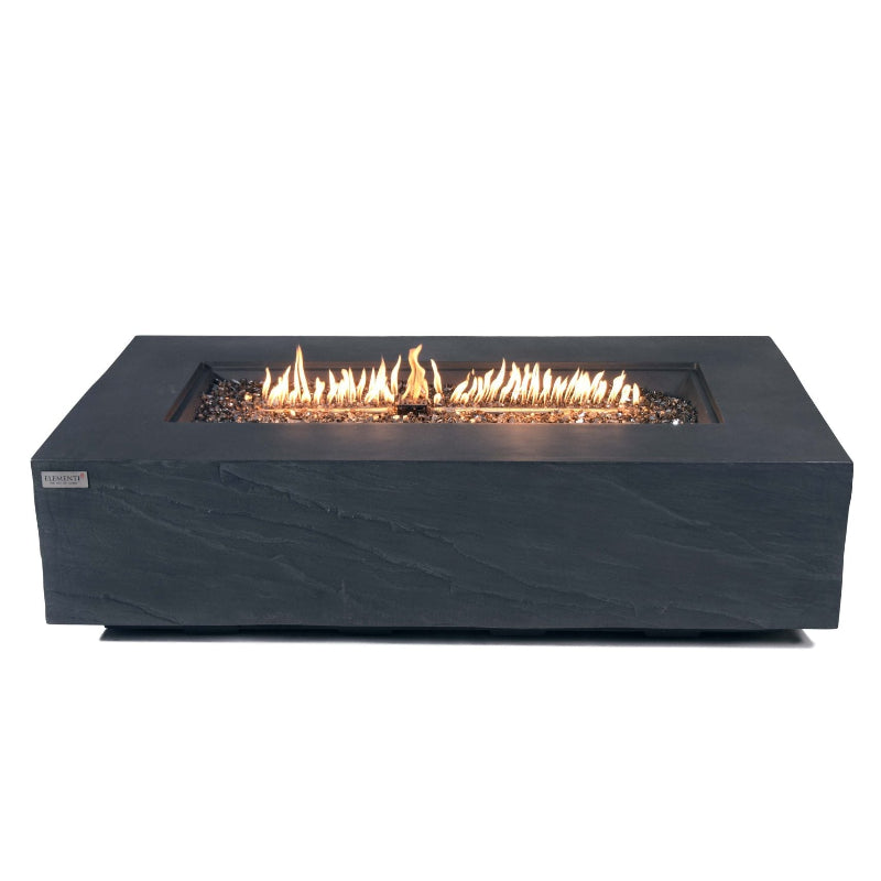 Elementi Plus Cape Town Glass Fiber Reinforced Concrete Outdoor Fire Pit Table
