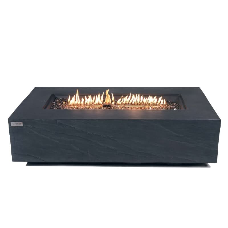 Elementi Plus Cape Town Glass Fiber Reinforced Concrete Outdoor Fire Pit Table