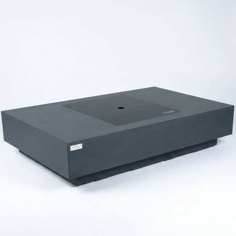 Elementi Plus Cannes Glass Fiber Reinforced Concrete Outdoor Fire Pit Table