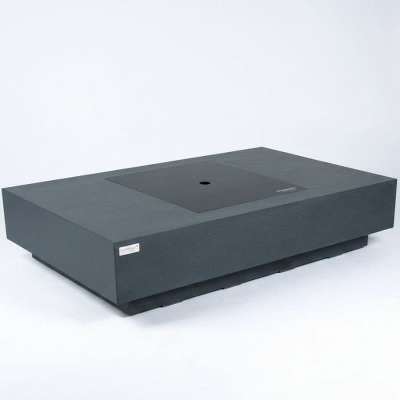 Elementi Plus Cannes Glass Fiber Reinforced Concrete Outdoor Fire Pit Table