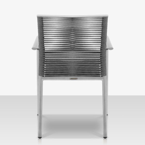 DecoScape Avalon Aluminum Rope Dining Arm Chair