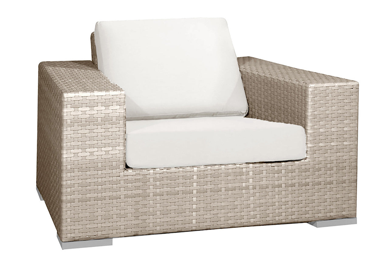 Hospitality Rattan Rubix 5 PC Deep Seating Set with Cushions