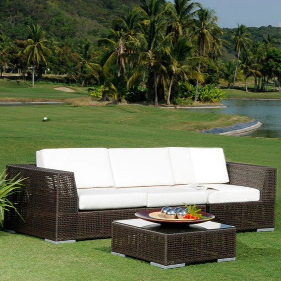 Hospitality Rattan Atlantis 3-Piece Modular Sofa