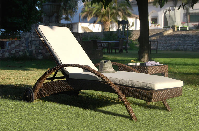 Hospitality Rattan Atlantis Wicker Outdoor Chaise Lounge
