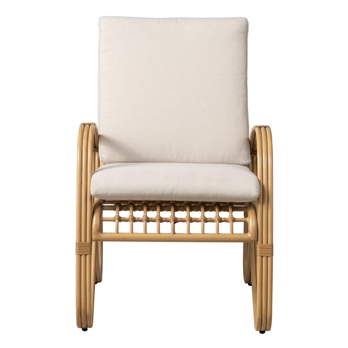 Lloyd Flanders Riviera Aluminum Outdoor Dining Armchair