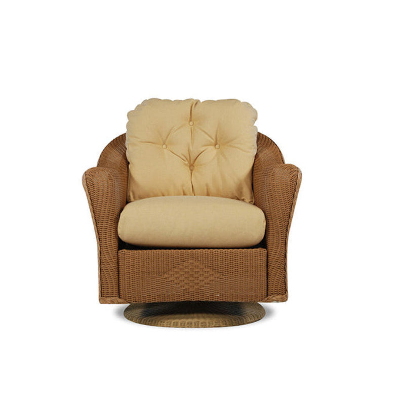 Lloyd Flanders Reflections Wicker Outdoor Swivel Rocker Lounge Chair