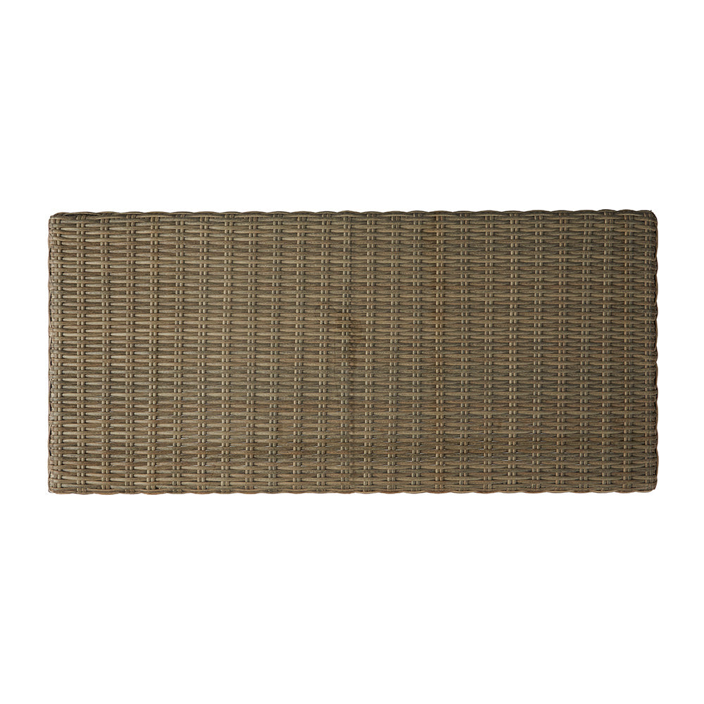 Lloyd Flanders Milan Woven Vinyl Outdoor 48.75" Rectangular Cocktail Table