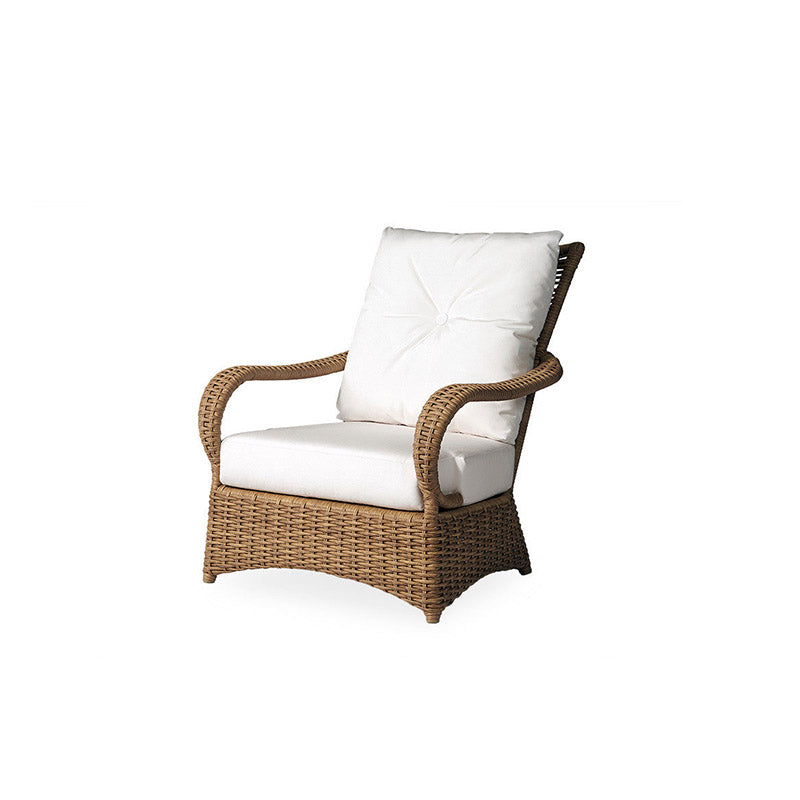 Lloyd Flanders Magnolia Woven Vinyl Outdoor Lounge Chair