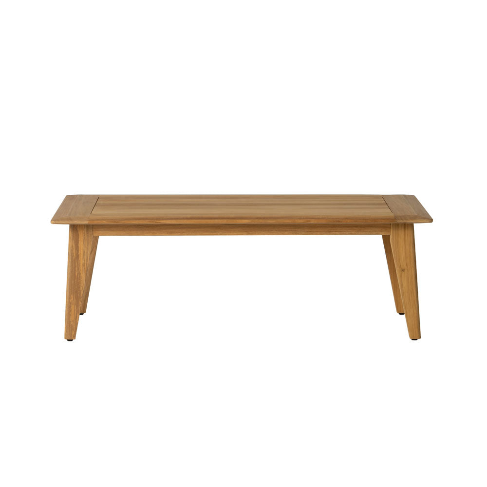 Lloyd Flanders Alpine Wicker Outdoor 48" Rectangular Cocktail Table