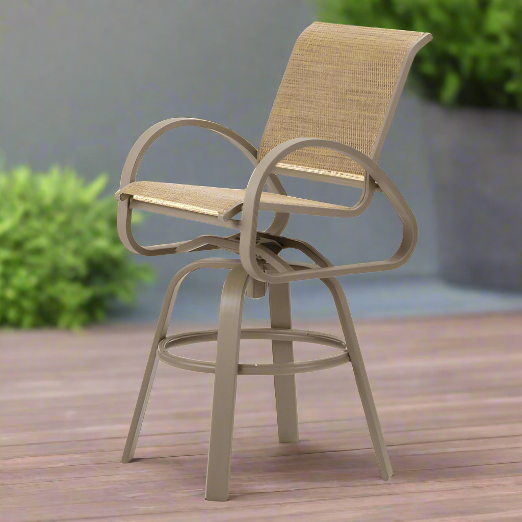 Telescope Casual Aruba II Sling Bar Height Swivel Cafe Chair