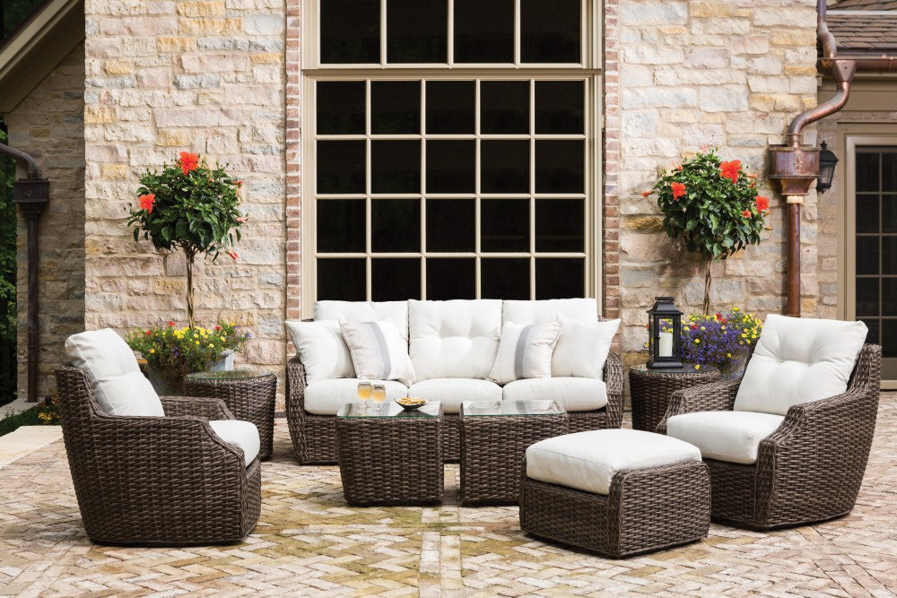 Lloyd Flanders Largo Woven Vinyl Outdoor Sofa