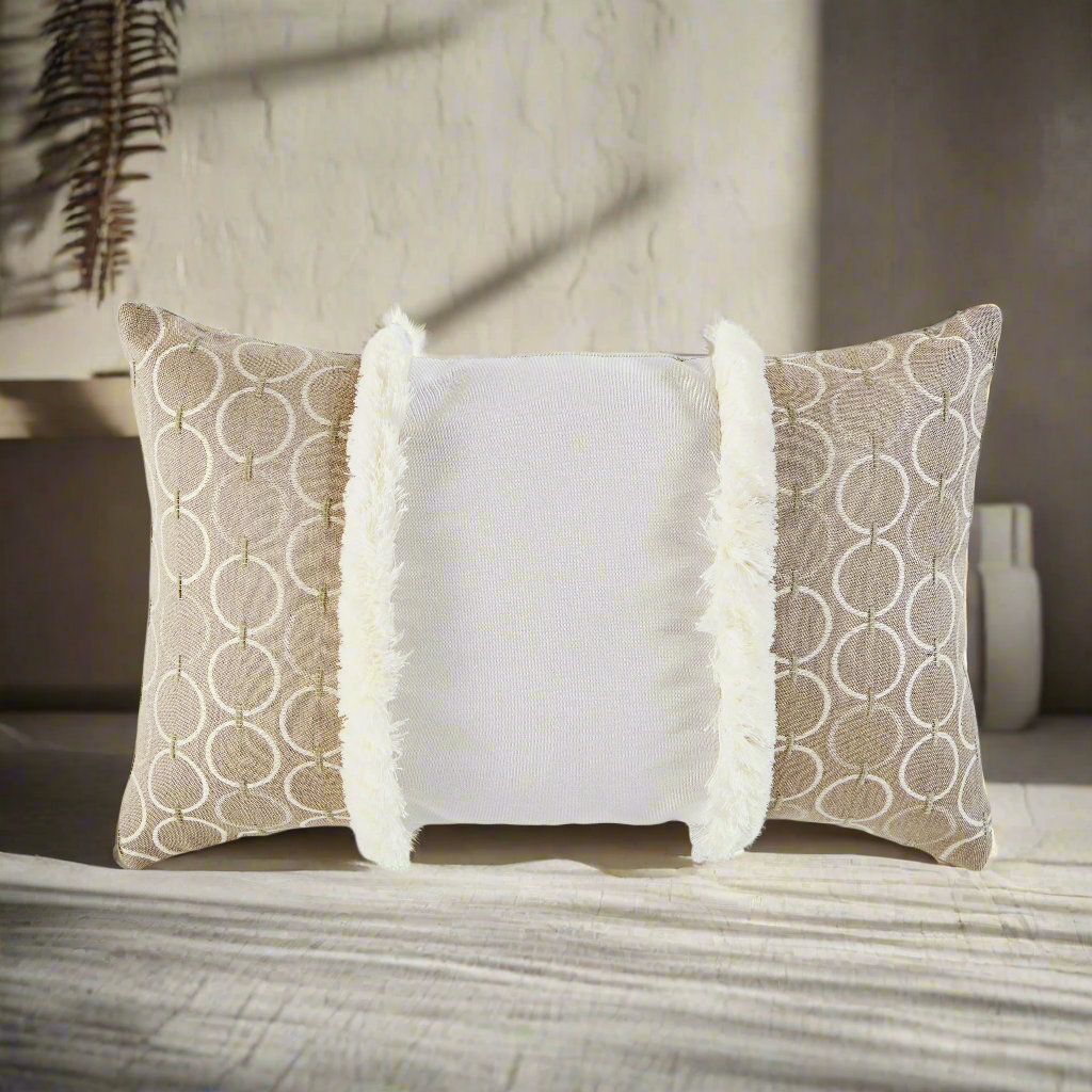 South Sea Rattan 20 x 13 Pillow Talk CRM-BF-44