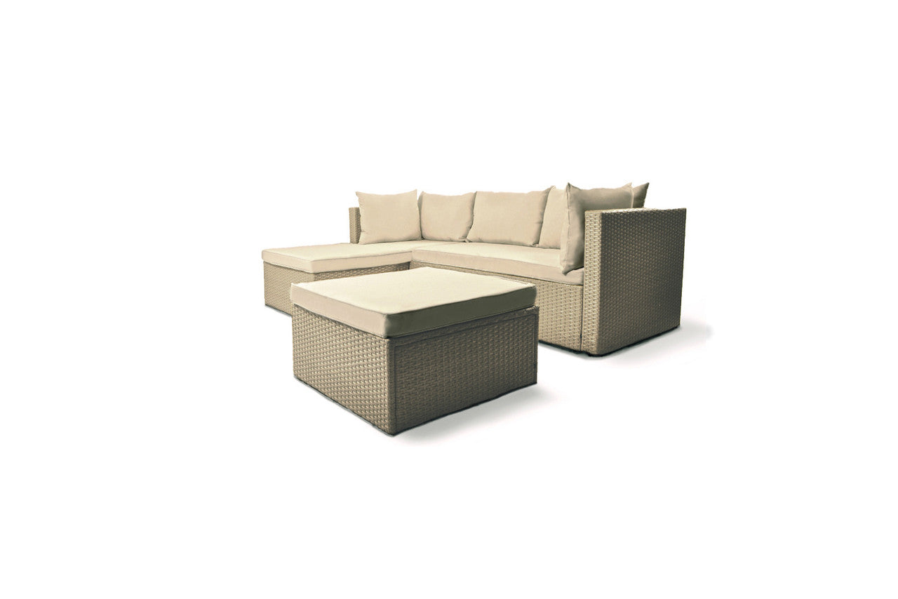 Tortuga Outdoor Space Saver Sectional (Quick Ship)