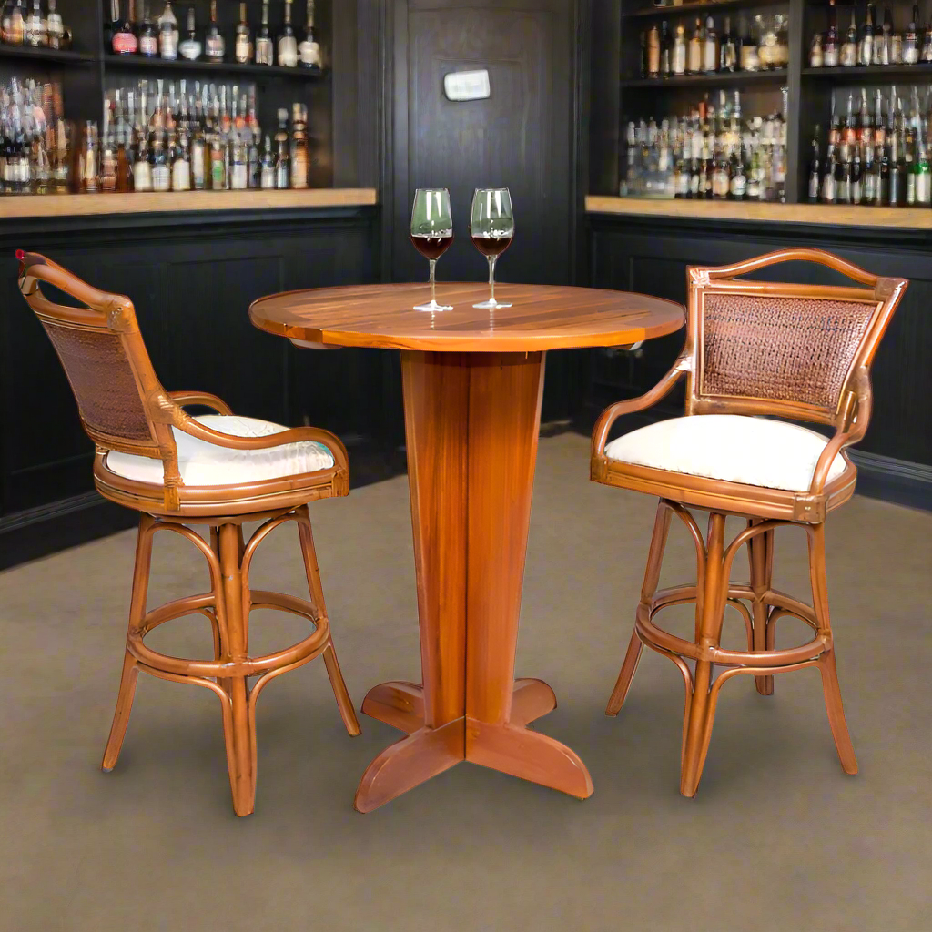 Alexander & Sheridan Serengeti Rattan Indoor 2-Person Pub Set