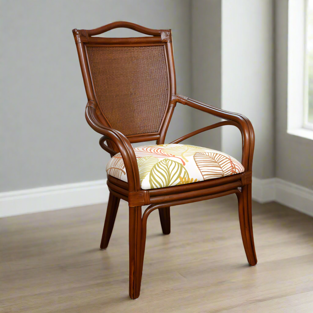 Alexander & Sheridan Serengeti Rattan Indoor Dining Arm Chair