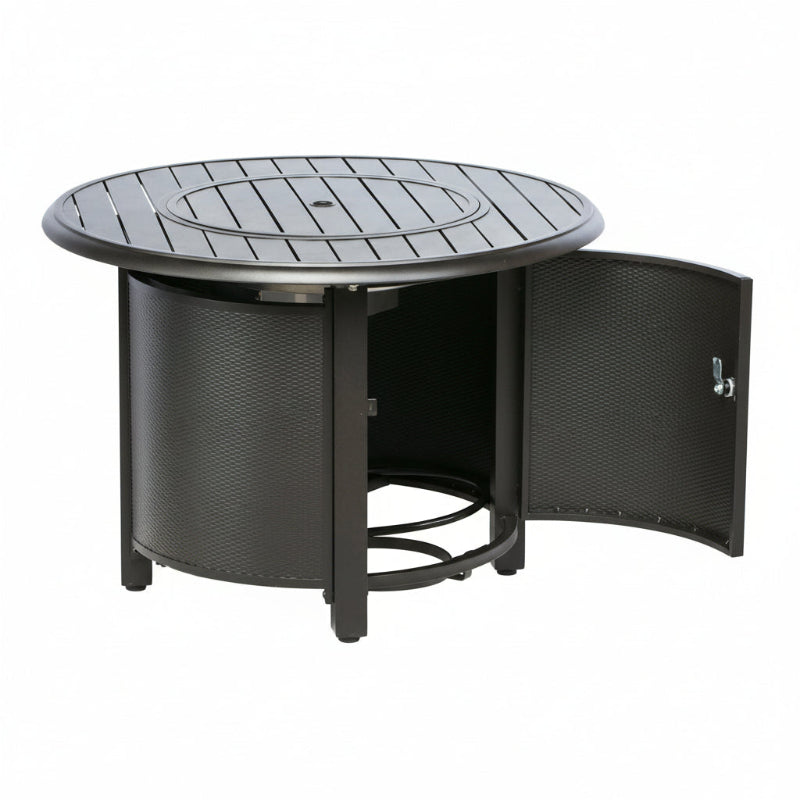 Alfresco Home Bay Ridge 36" Blacksmith Outdoor Round Fire Pit Table