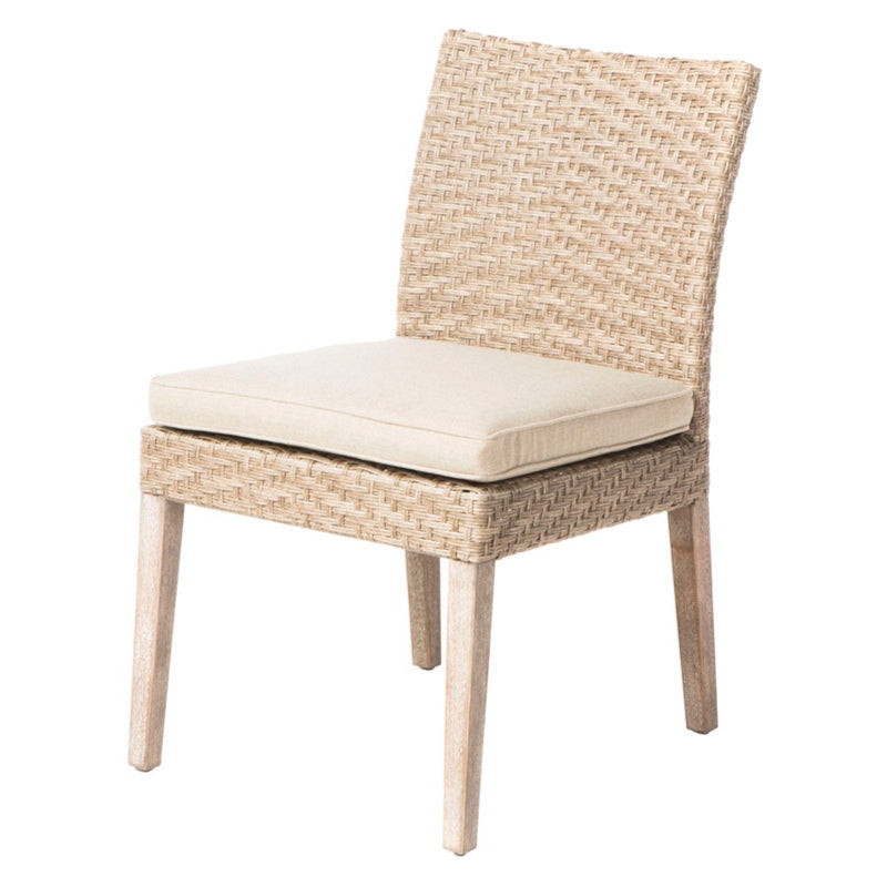 Alfresco Home Cornwall Woven Wood Outdoor 4-Person Dining Set