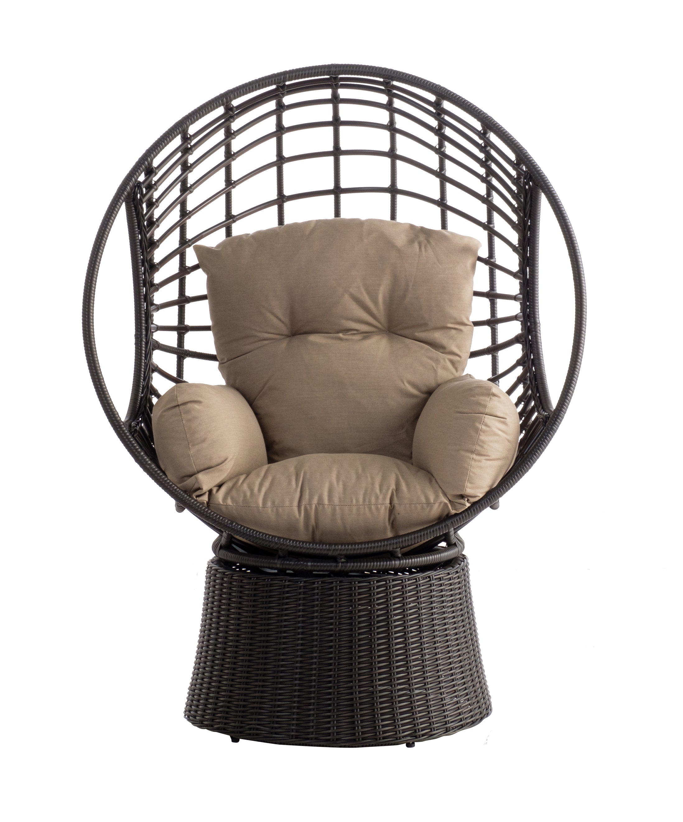 Alfresco Home Nadine Wicker Swivel Lounge Chair