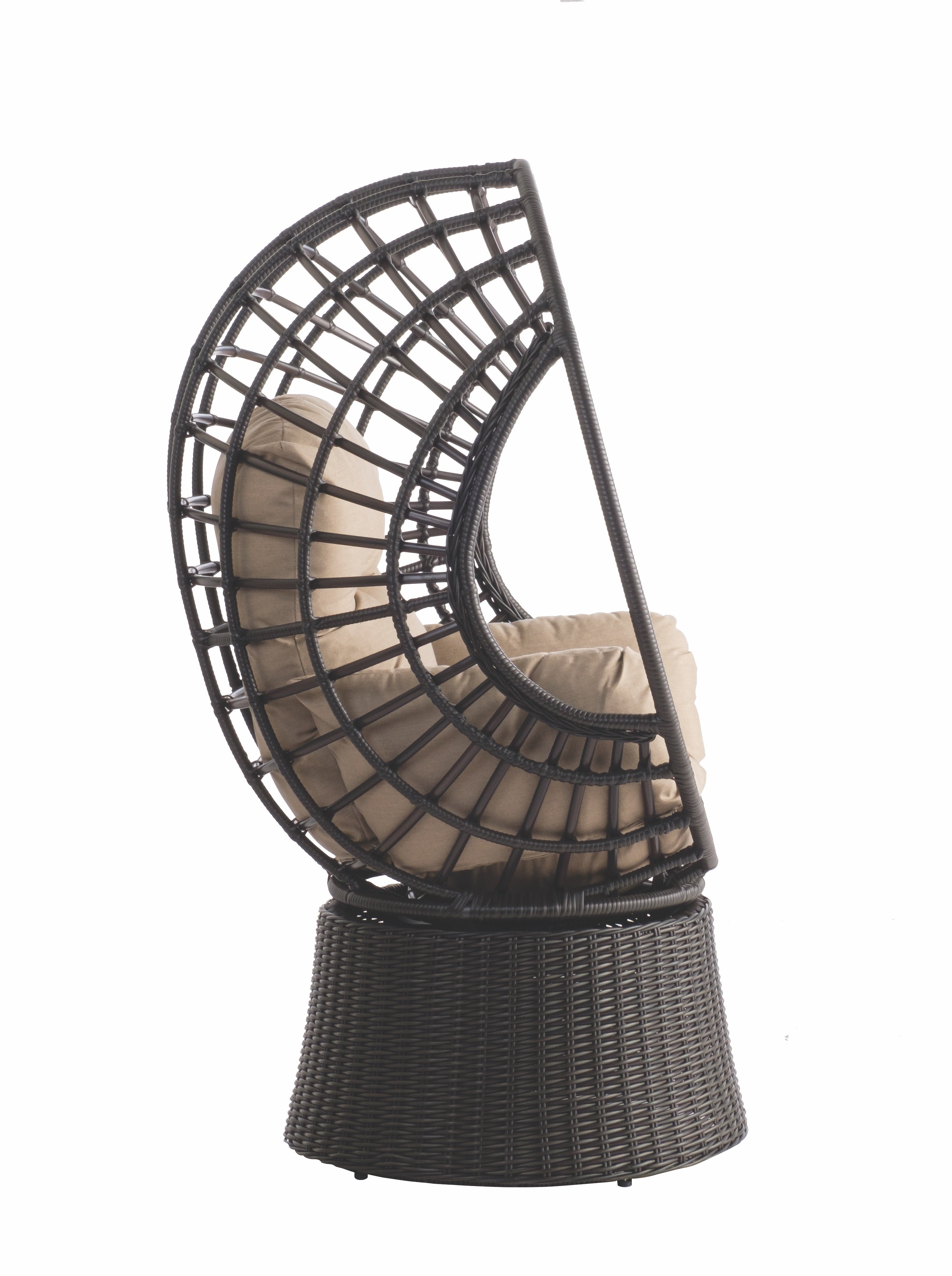 Alfresco Home Nadine Wicker Swivel Lounge Chair