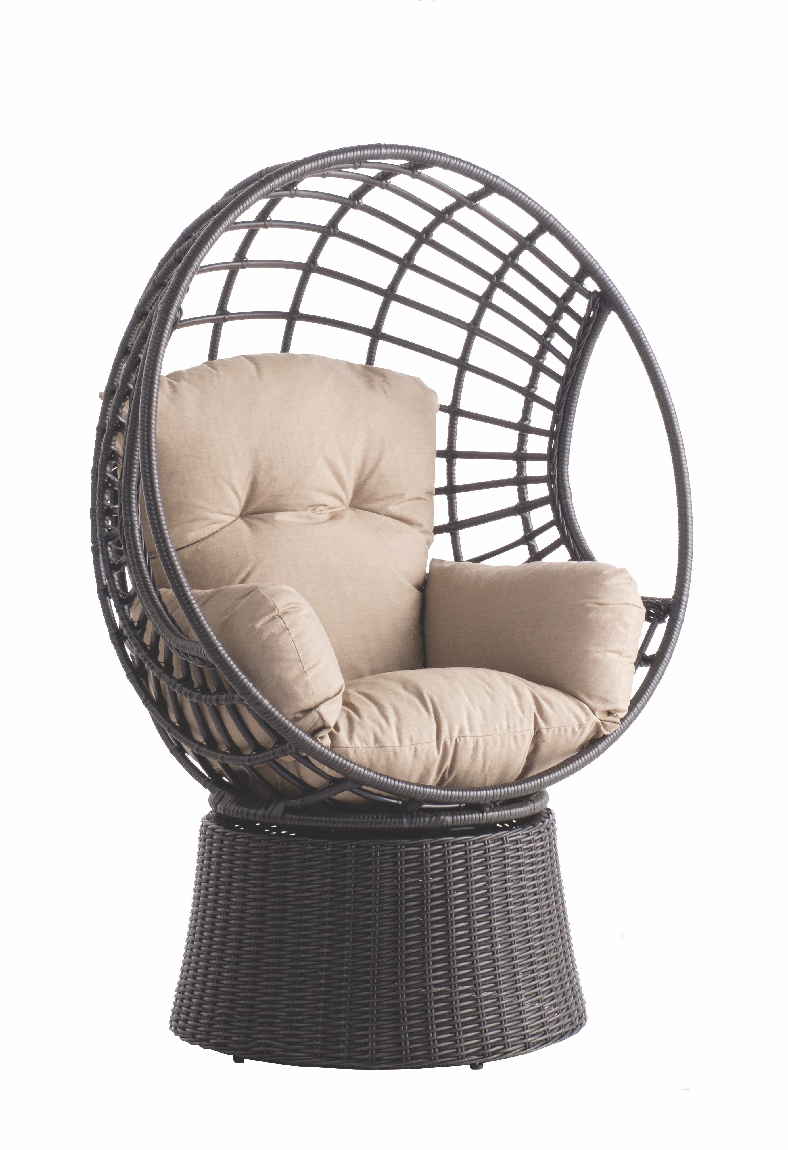 Alfresco Home Nadine Wicker Swivel Lounge Chair