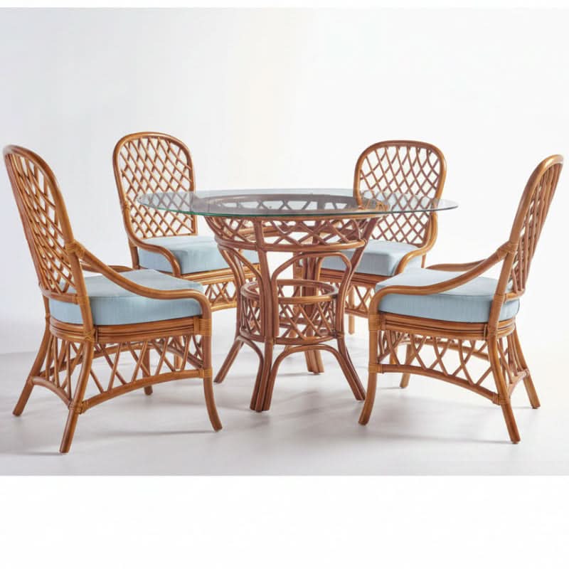 South Sea Rattan Antigua Rattan Indoor Dining Side Chair