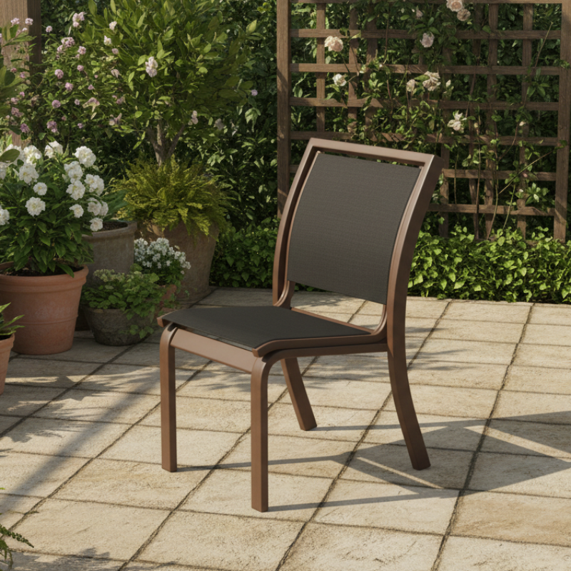 Telescope Casual Kendall Sling Stacking Armless Cafe Chair