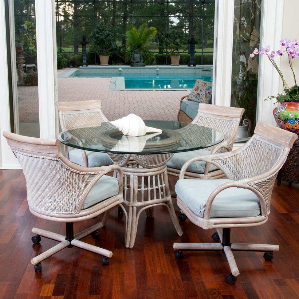Alexander & Sheridan Bermuda Rattan Indoor Dining Table