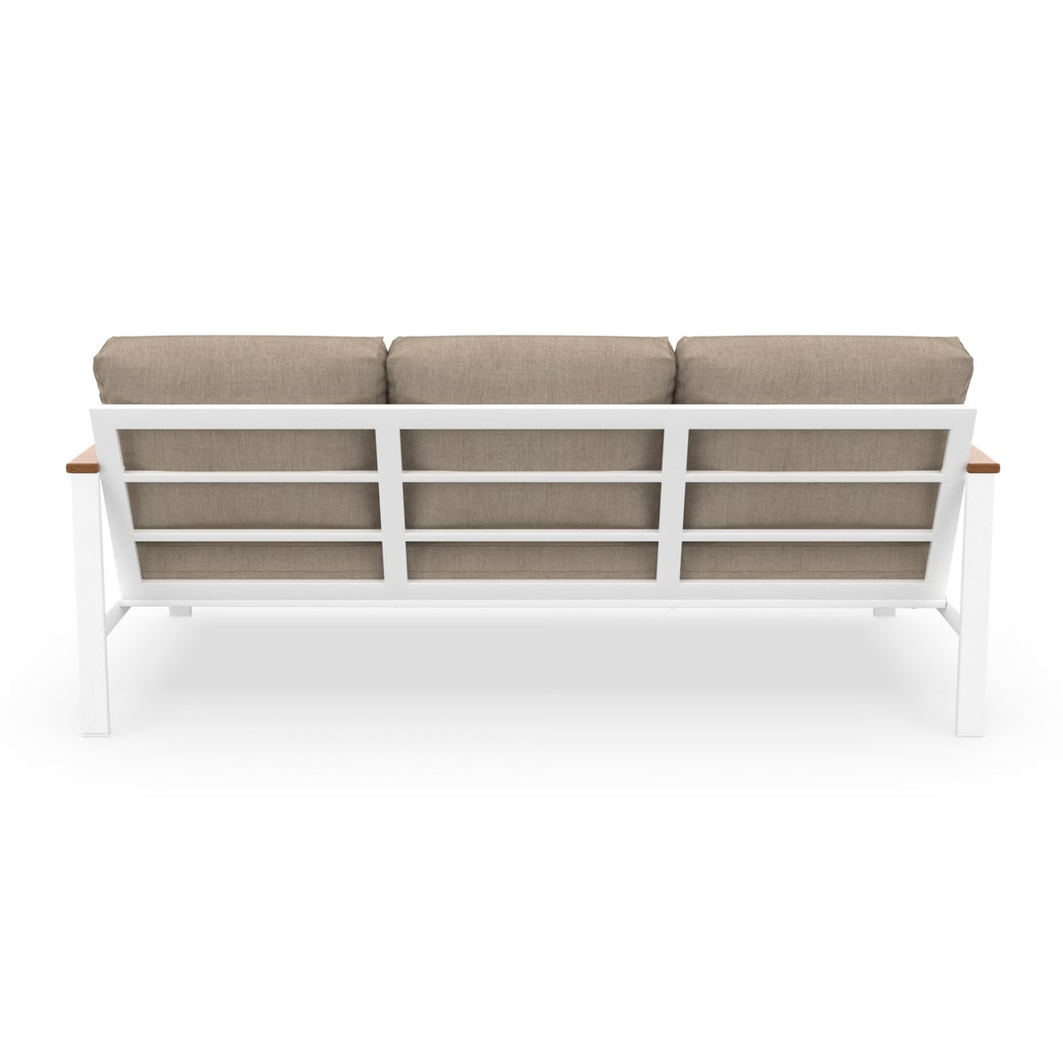 NorthCape International Brighton Aluminum Outdoor Patio 3-Seater Sofa