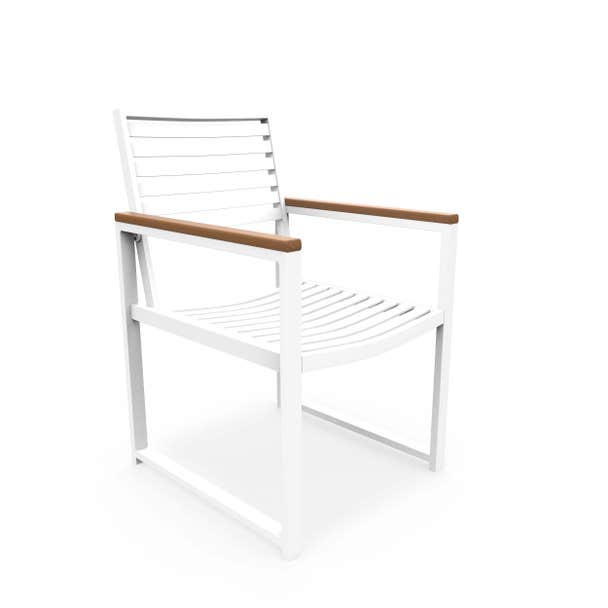 NorthCape International Brighton Aluminum Outdoor Dining Chair