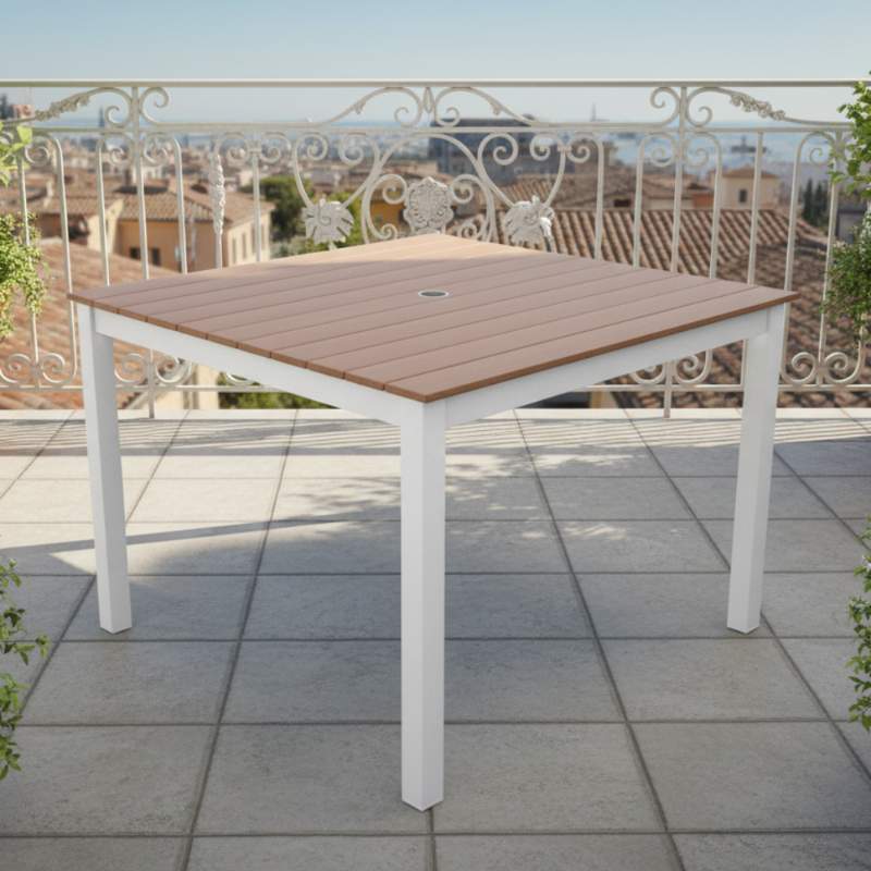 NorthCape International Brighton Aluminum Outdoor Patio Dining Table