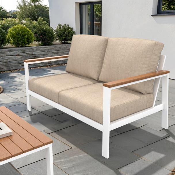 NorthCape International Brighton Aluminum Outdoor Loveseat