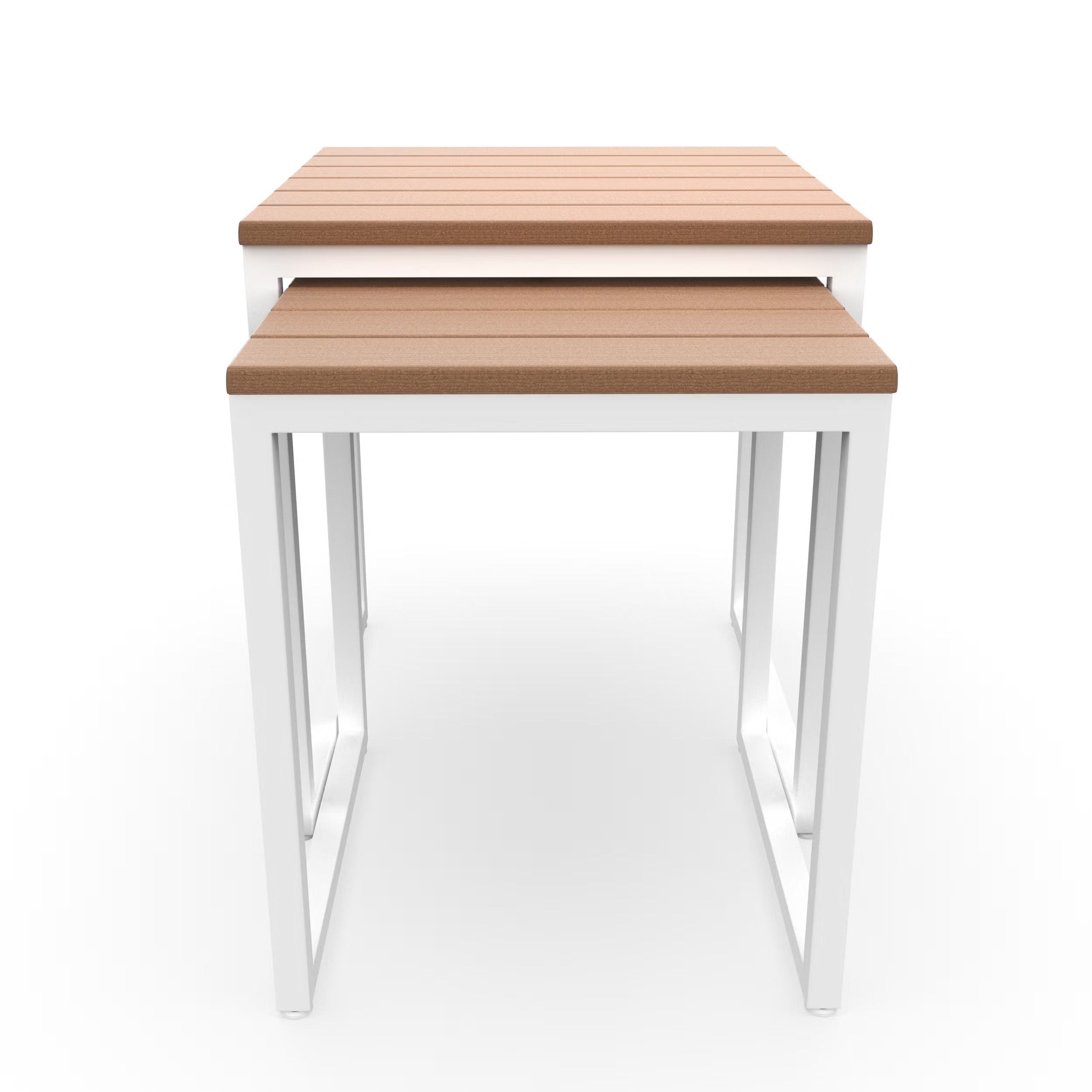 NorthCape International Brighton Aluminum Outdoor Patio Nesting Table