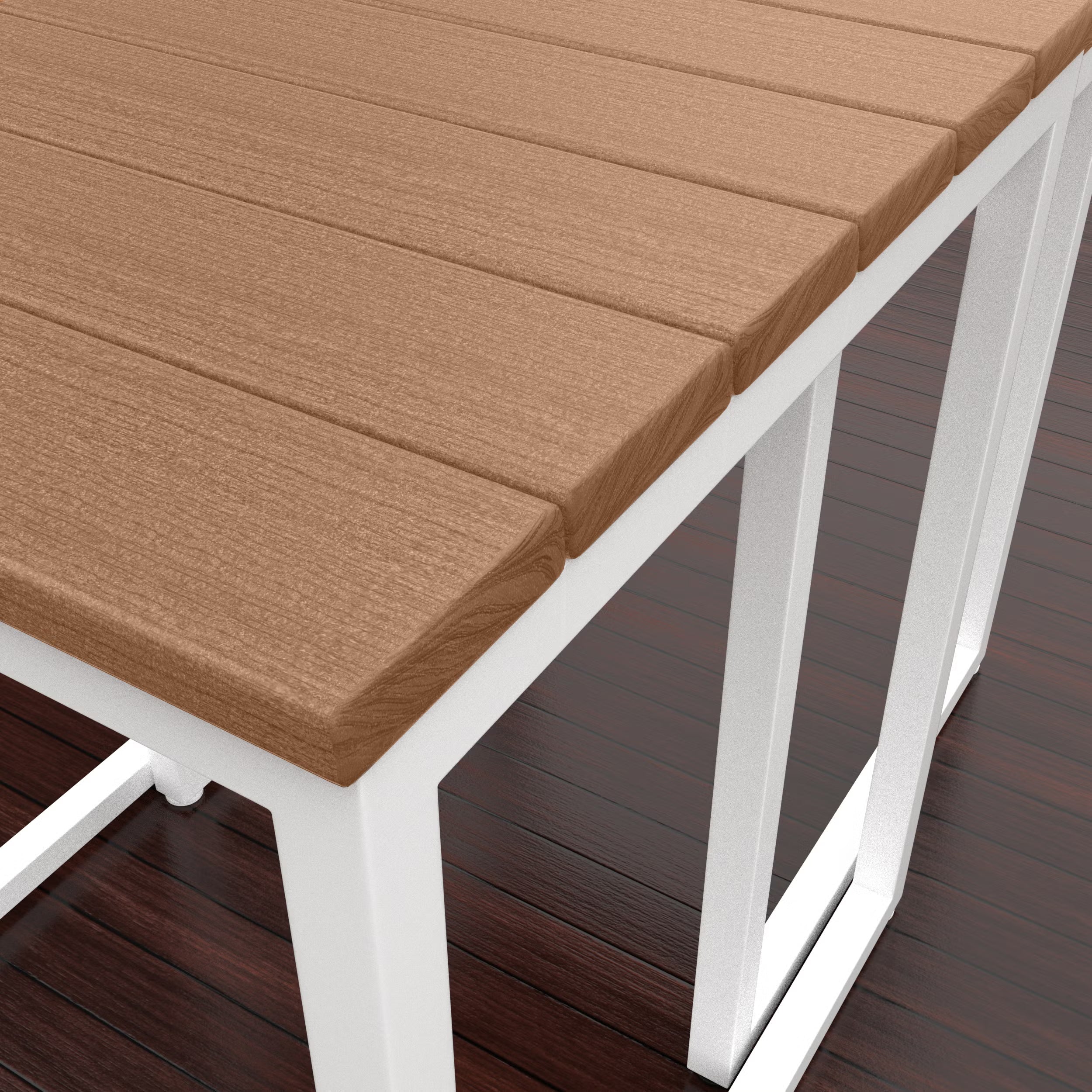 NorthCape International Brighton Aluminum Outdoor Patio Nesting Table