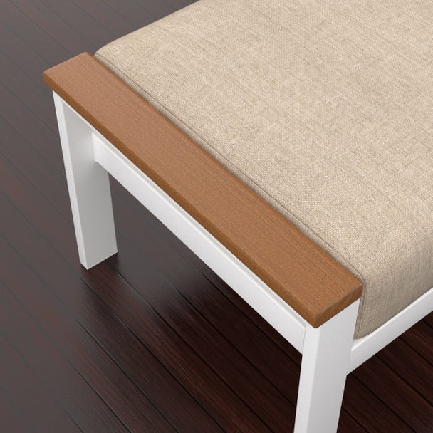NorthCape International Brighton Aluminum Outdoor Rectangular Ottoman
