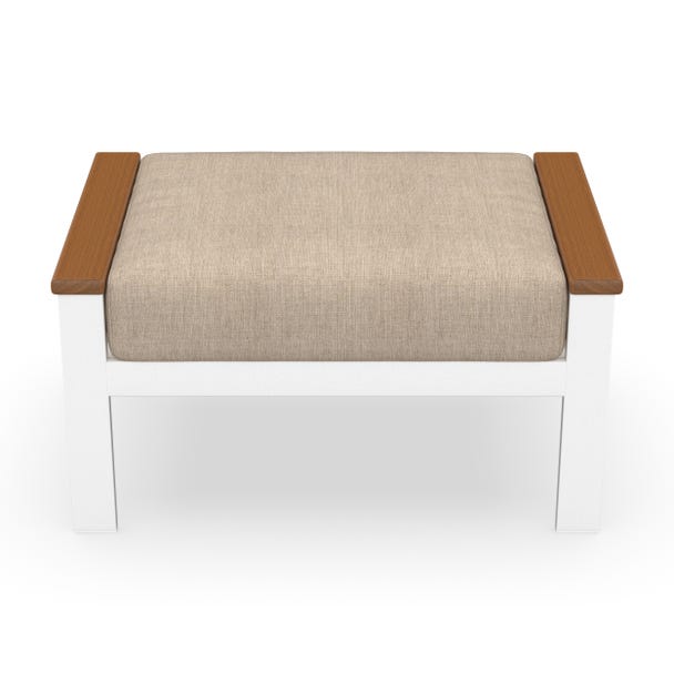 NorthCape International Brighton Aluminum Outdoor Rectangular Ottoman