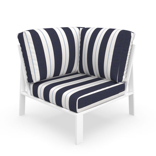 NorthCape International Brighton Aluminum Outdoor Sectional 90 Degree Corner Chair