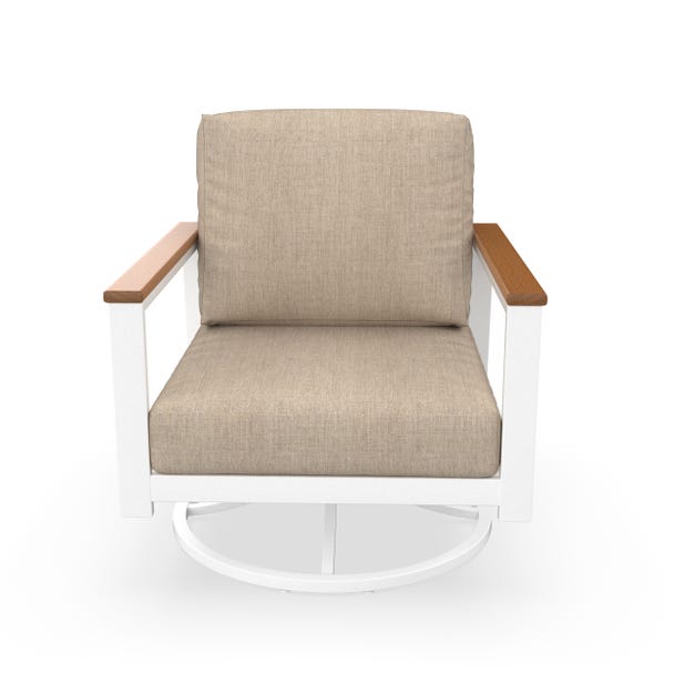 NorthCape International Brighton Aluminum Outdoor Swivel Rocking Chair