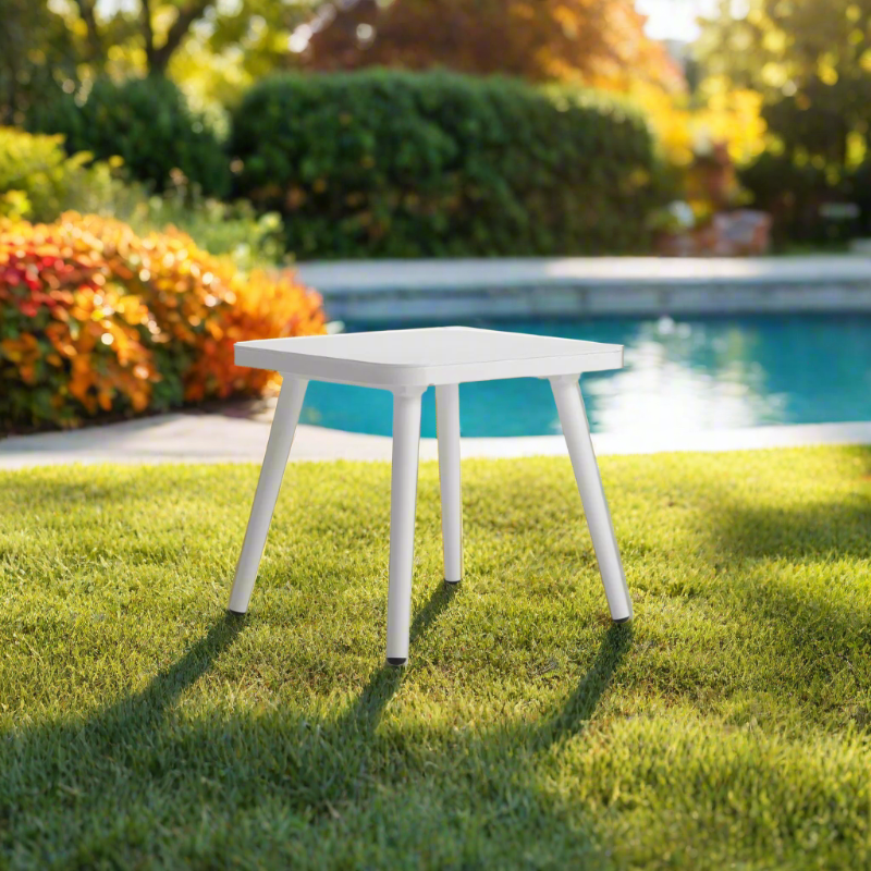 DecoScape Cosmo Aluminum Outdoor End Table