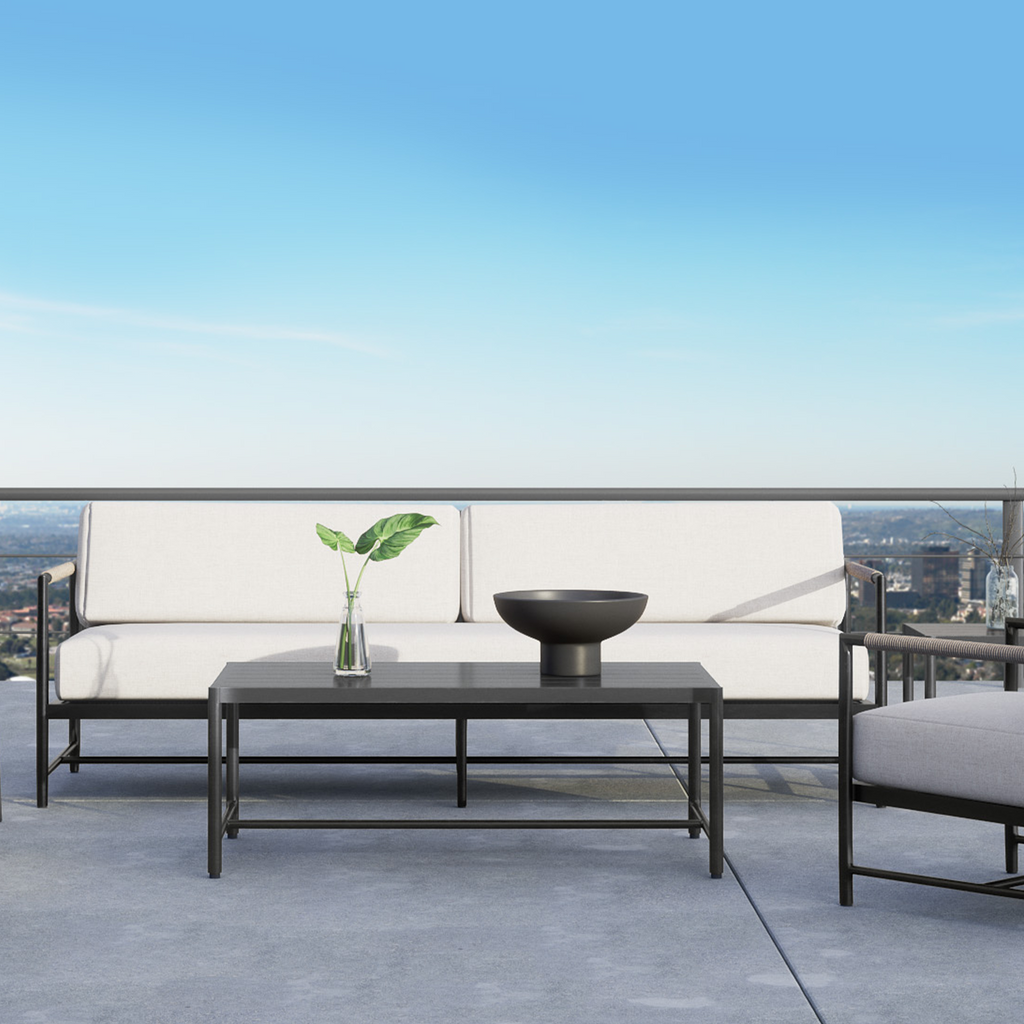 Sunset West Pietra Aluminum Outdoor Sofa