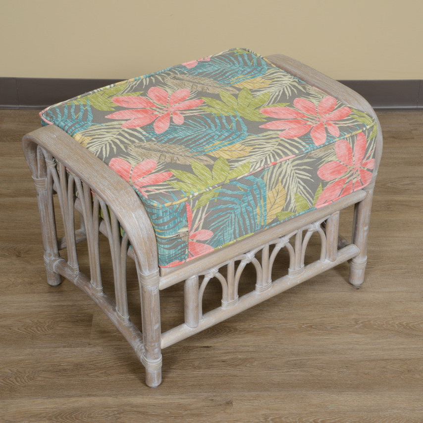 Alexander & Sheridan Cuba Rattan Indoor Ottoman