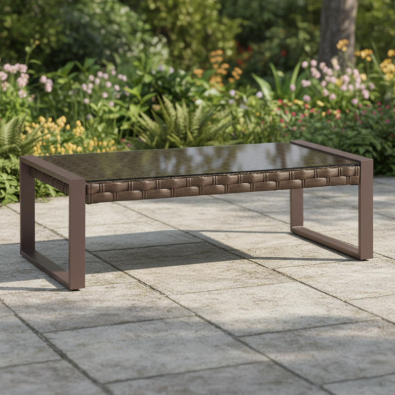 South Sea Rattan Cambridge Wicker Outdoor Coffee Table