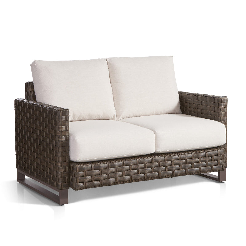 South Sea Rattan Cambridge Wicker Outdoor Loveseat