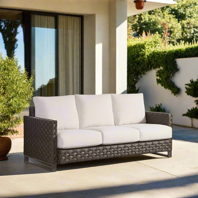 South Sea Rattan Cambridge Wicker Outdoor Sofa