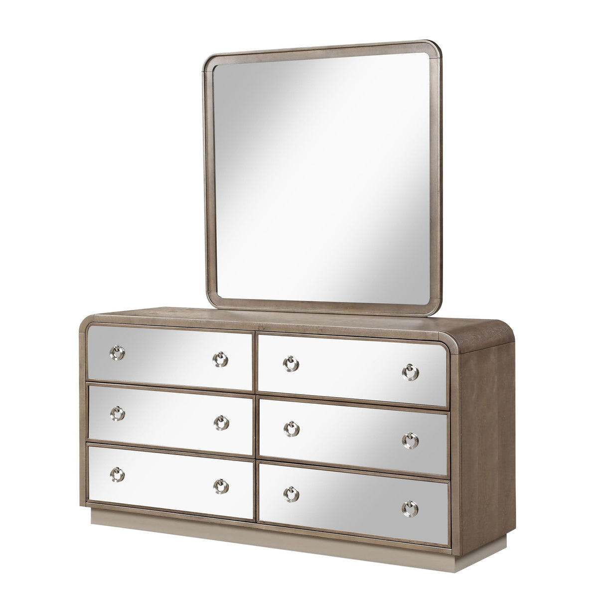 Oasis Home Cascade Wood Indoor Dresser & Mirror