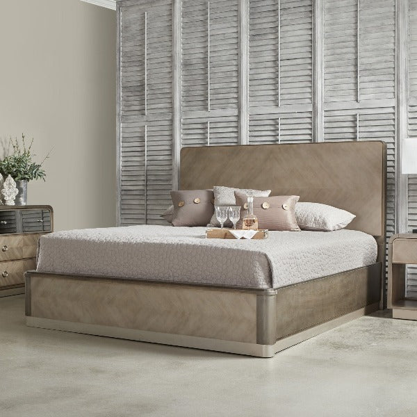 Oasis Home Cascade Low-Profile Bed King Size