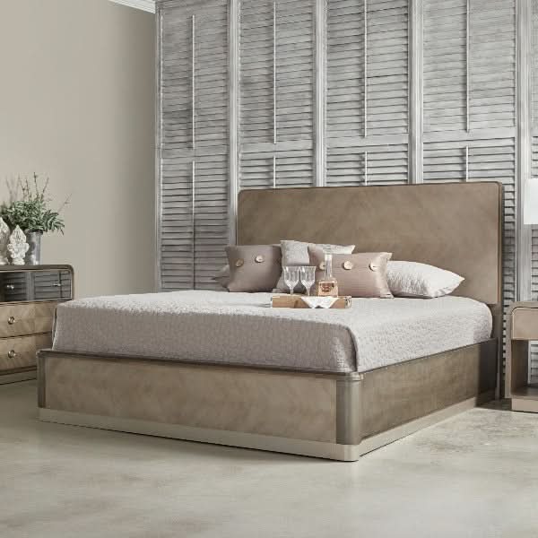 Oasis Home Cascade Wood Indoor Low-Profile Bed Queen Size