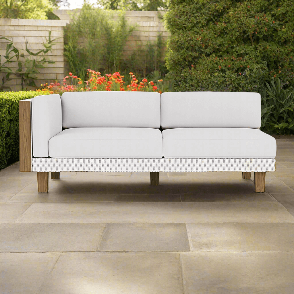 Lloyd Flanders Catalina Wicker Outdoor Right Arm Loveseat