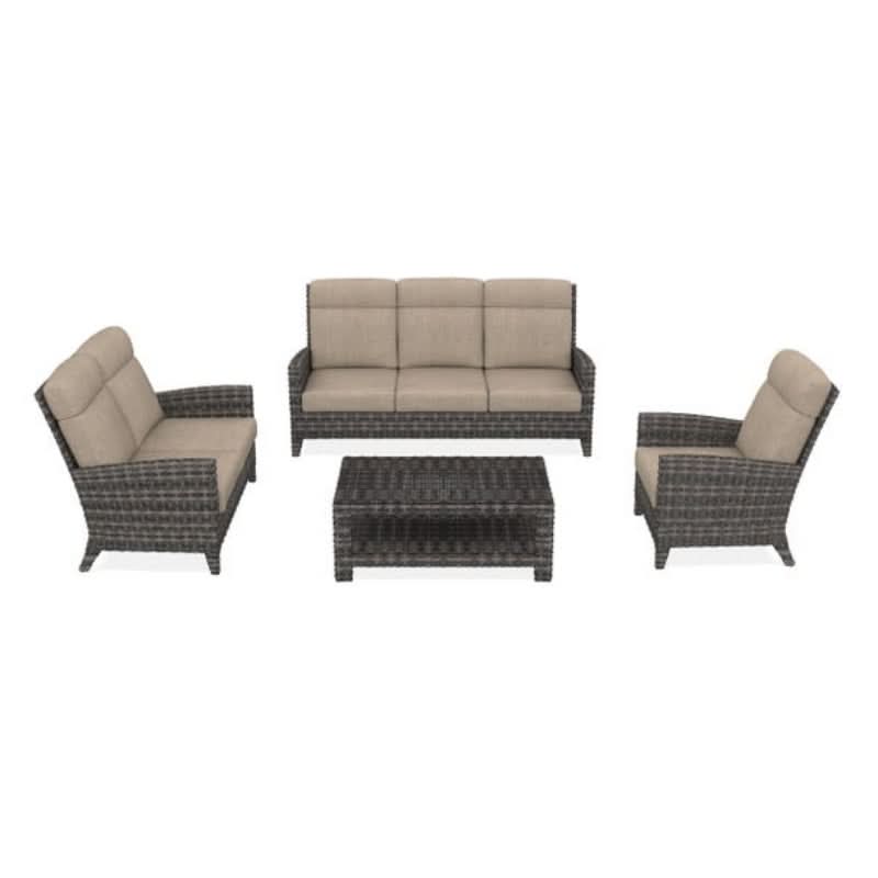 Forever Patio Cavalier Wicker Outdoor 6-Person Lounge Set