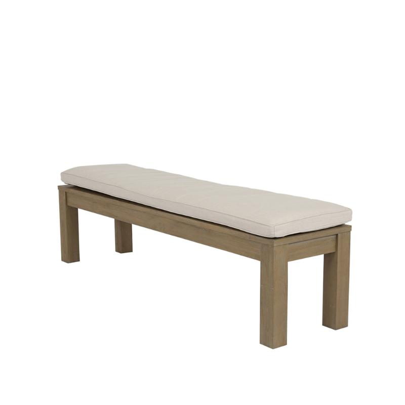 Sunset West Coastal Teak Outdoor Dining Bench