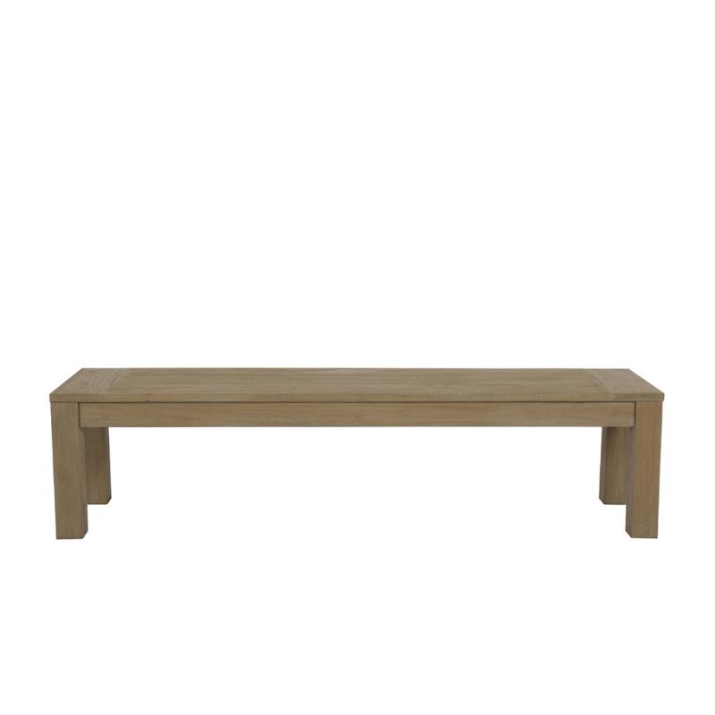 Sunset West Coastal Teak Outdoor Dining Bench